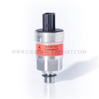60267405 مستشعر ضغط أجزاء الرافعة الهيدروليكية 40MPa-24V-I-G1 / 4-AMP